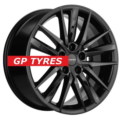 Khomen Wheels KHW1807 (A6/Q5) Black 8x18/5x112 D66.6 ET39  