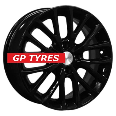 Khomen Wheels KHW1506 (Lada Granta) Black 6x15/4x98 D58.6 ET36  