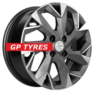 Khomen Wheels KHW1508 (Lada Granta) Gray-FP 6x15/4x98 D58.6 ET35  