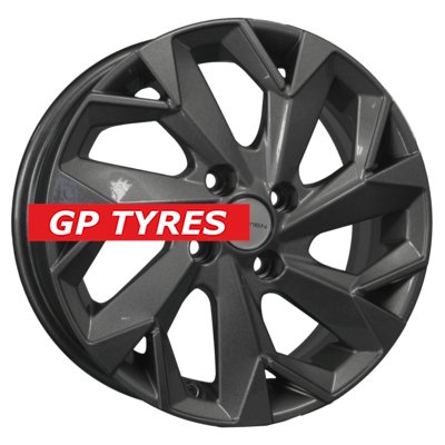 Khomen Wheels KHW1508 (Logan/Sandero) Gray 6x15/4x100 D60.1 ET40  