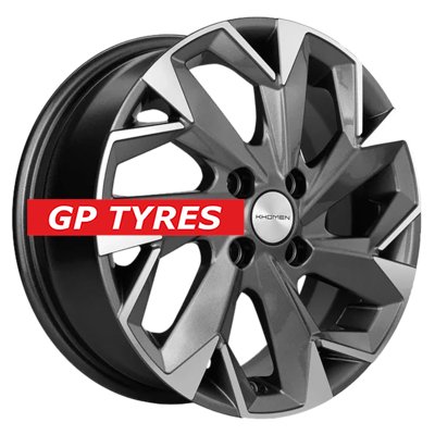 Khomen Wheels KHW1508 (Logan/Sandero) Gray-FP 6x15/4x100 D60.1 ET40  