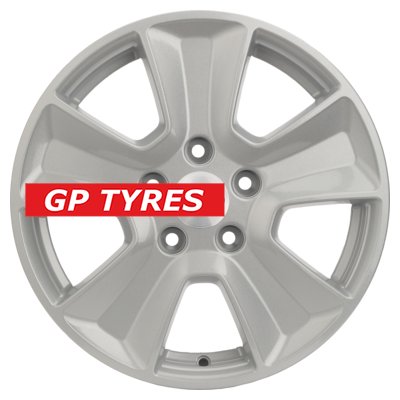 Khomen Wheels KHW1601 (Huyndai/Kia) F-Silver 6.5x16/5x114.3 D67.1 ET50  
