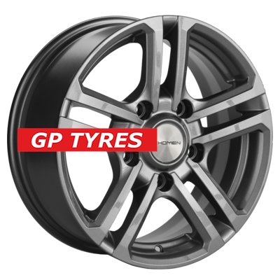 Khomen Wheels KHW1602 (Niva 4x4) Gray 6.5x16/5x139.7 D98.5 ET40  