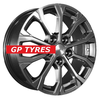 Khomen Wheels KHW1605 (Huyndai/Mazda) Gray-FP 6.5x16/5x114.3 D67.1 ET45  