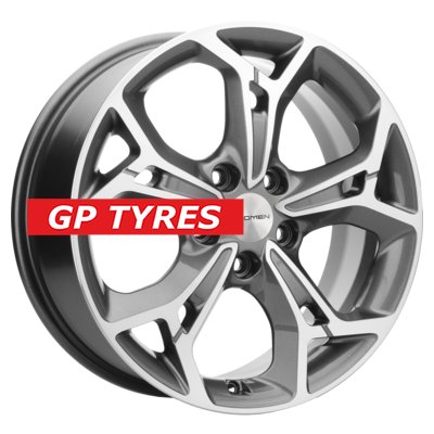 Khomen Wheels KHW1702 (Changan CS35/CS35 Pro) Gray-FP 7x17/5x110 D63.3 ET46  