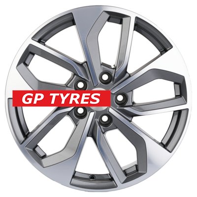 Khomen Wheels KHW1703 (CX-5/i40/X-Trail) Gray-FP 7x17/5x114.3 D67.1 ET45  