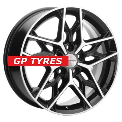 Khomen Wheels KHW1709 (Changan CS35 Plus) Black-FP 7x17/5x110 D63.3 ET46  