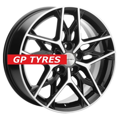 Khomen Wheels KHW1709 (Geely Atlas Pro) Black-FP 7x17/5x114.3 D60.1 ET45  