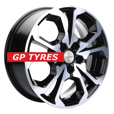 Khomen Wheels KHW1711 (Haval F7/F7x) Black-FP 6.5x17/5x114.3 D64.1 ET40  