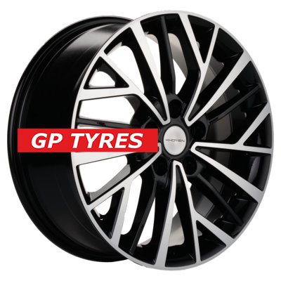Khomen Wheels KHW1717 (Hyundai Elantra) Black-FP 7x17/5x114.3 D67.1 ET49  
