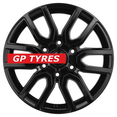 Khomen Wheels KHW1723 (Hyundai H-1/Staria) Black 8x17/6x139.7 D92.5 ET50  