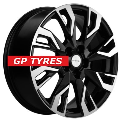 Khomen Wheels KHW1809 (OMODA C5) Black-FP 7x18/5x108 D60.1 ET33  