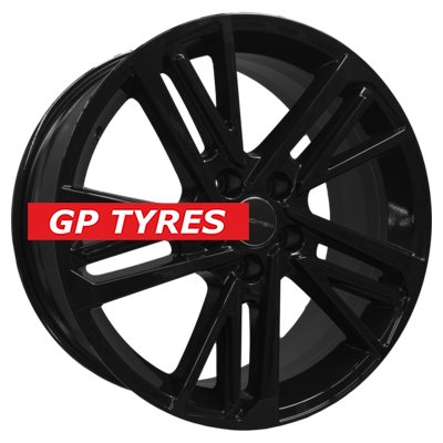 Khomen Wheels KHW1815 (Chery Tiggo 8 Pro/Pro Max) Black 8x18/5x108 D60.1 ET47  