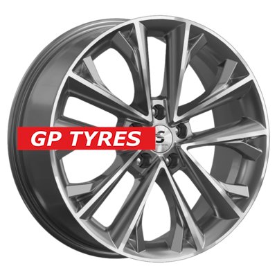 Premium Series КР012 (Tiguan) Diamond Gloss Graphite 7x18/5x112 D57.1 ET43  