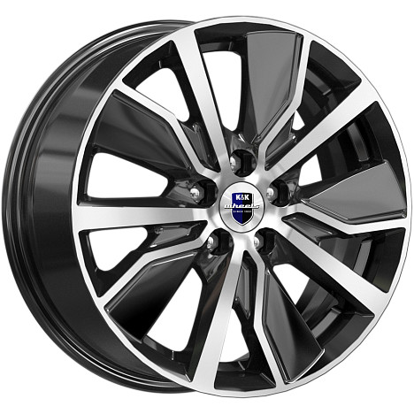 КиК Гамбит алмаз_черный 6.5x16/5x110 D65.1 ET38  