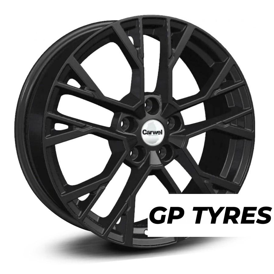 Carwel Камак Black 7x18/5x108 D60.1 ET33  