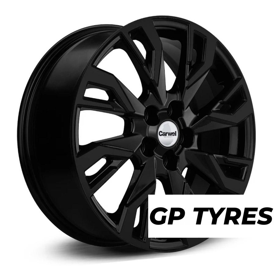 Carwel Чеко Black 7x18/5x108 D60.1 ET33  