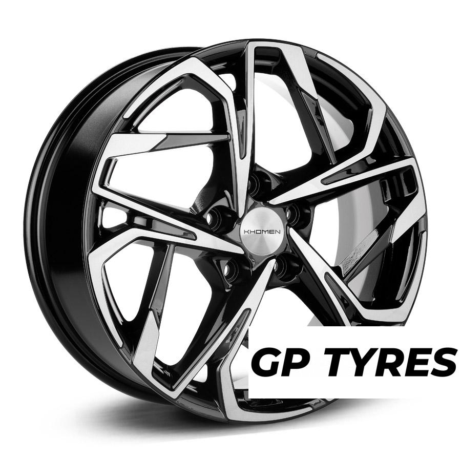 Khomen Wheels 1716 BFP 7x17/5x114.3 D67.1 ET51  