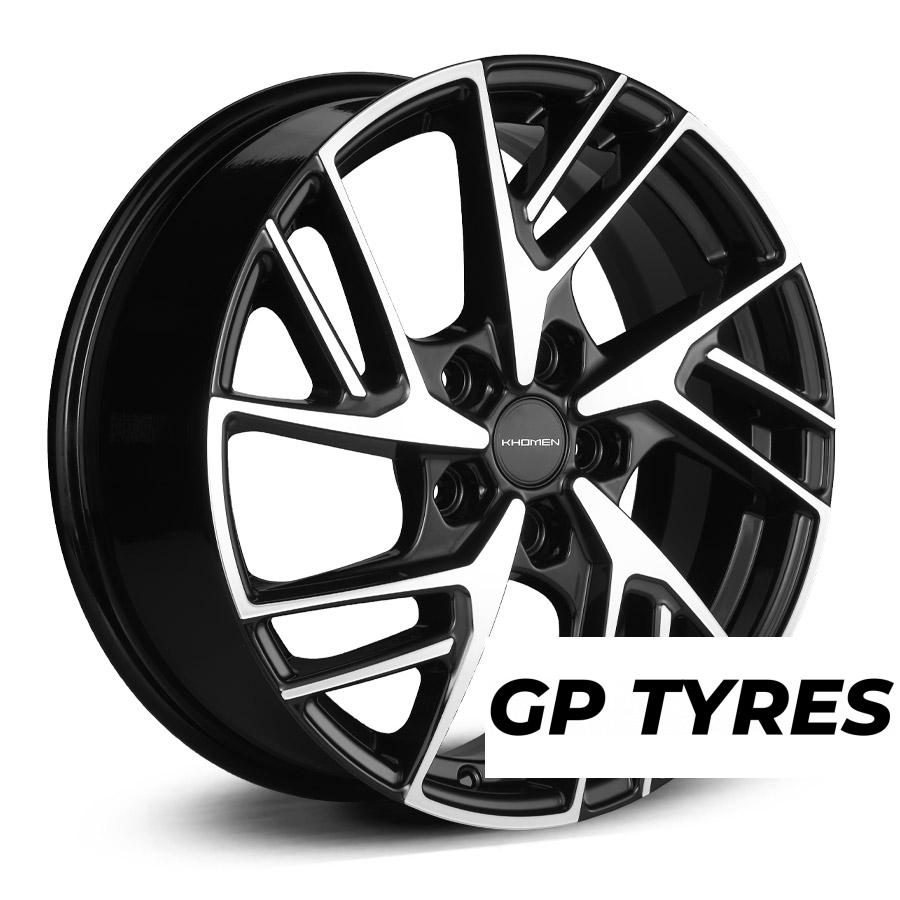 Khomen Wheels 1722 BFP 6.5x17/5x108 D60.1 ET33  
