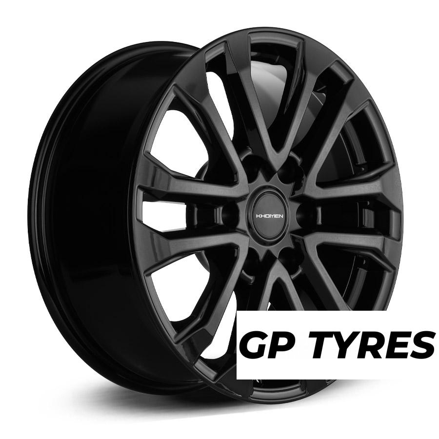Khomen Wheels 1805 Black 7.5x18/6x139.7 D106.1 ET30  