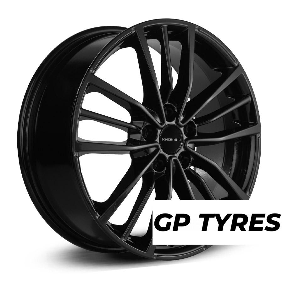 Khomen Wheels 1812 Black 7x18/5x108 D60.1 ET33  