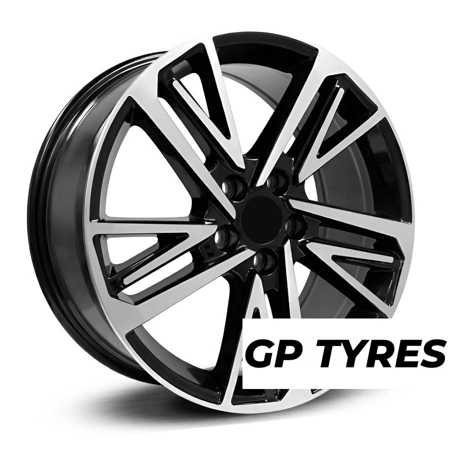 Khomen Wheels 1815 BFP 8x18/5x112 D66.6 ET39  