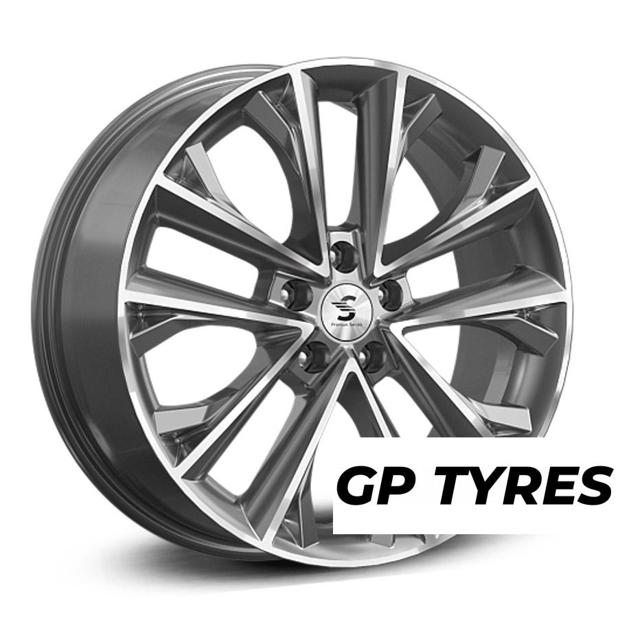 Premium Series КР012 Tiguan GlossGrapfp 7x18/5x112 D57.1 ET43  