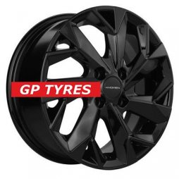 Khomen Wheels KHW1402 (Accent/Getz/i20) Black 5.5x14/4x100 D67.1 ET38  