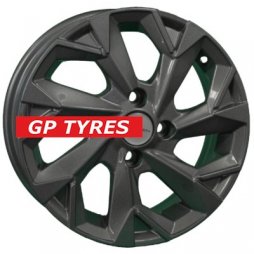 Khomen Wheels KHW1402 (Corolla/X-RAY/Logan) Gray 5.5x14/4x100 D60.1 ET43  