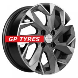 Khomen Wheels KHW1402 (Datsun on-DO/Granta) Gray-FP 5.5x14/4x98 D58.5 ET35  