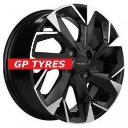 Khomen Wheels KHW1402 (Vaz/Datsun) Black-FP 5.5x14/4x98 D58.5 ET35  