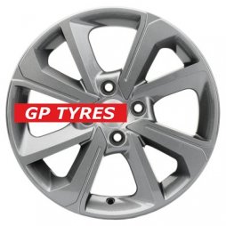 Khomen Wheels KHW1501 (Rio/Solaris) Gray 6x15/4x100 D54.1 ET48  