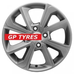 Khomen Wheels KHW1501 (Rio/Solaris) G-Silver 6x15/4x100 D54.1 ET46  