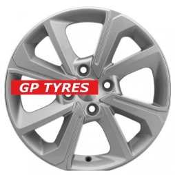 Khomen Wheels KHW1501 (Vesta) F-Silver 6x15/4x100 D60.1 ET50  