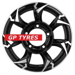 Khomen Wheels KHW1505 (Jimny) Black-FP 5.5x15/5x139.7 D108.1 ET5  
