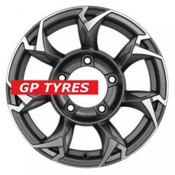 Khomen Wheels KHW1505 (Jimny) Gray-FP 5.5x15/5x139.7 D108.1 ET5  