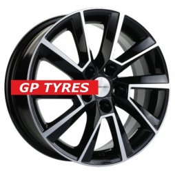Khomen Wheels KHW1507 (Polo) Black-FP 6x15/5x100 D57.1 ET40  