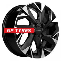 Khomen Wheels KHW1508 (XRay) Black-FP 6x15/4x100 D60.1 ET40  