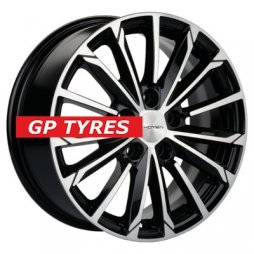 Khomen Wheels KHW1611 (Ceed/Cerato/i30) Black-FP 6.5x16/5x114.3 D67.1 ET50  