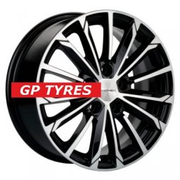 Khomen Wheels KHW1611 (Optima/Soul) Black-FP 6.5x16/5x114.3 D67.1 ET47.5  