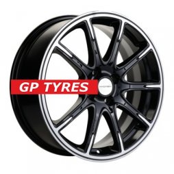 Khomen Wheels KHW1707 (Lada Vesta) Black-FP 6.5x17/4x100 D60.1 ET50  