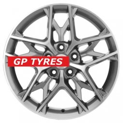 Khomen Wheels KHW1709 (Changan/Geely/Lexus/Toyota) Gray-FP 7x17/5x114.3 D60.1 ET45  