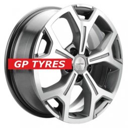 Khomen Wheels KHW1710 (Haval F7/F7x) Gray-FP 6.5x17/5x114.3 D64.1 ET40  