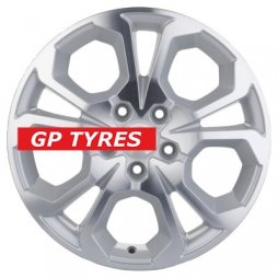 Khomen Wheels KHW1711 (Arkana/Kaptur) F-Silver-FP 6.5x17/5x114.3 D66.1 ET50  