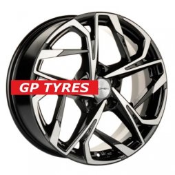 Khomen Wheels KHW1716 (Besturn X40) Black-FP 7x17/5x114.3 D57.1 ET40  