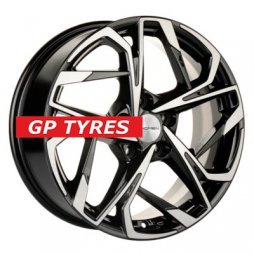 Khomen Wheels KHW1716 (Evolute i-Joy) Black-FP 7x17/5x110 D67.1 ET40  