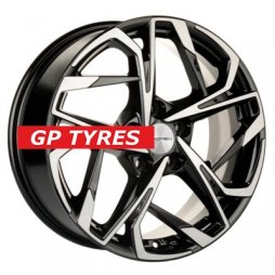 Khomen Wheels KHW1716 (Qashqai) Black-FP 7x17/5x114.3 D66.1 ET40  
