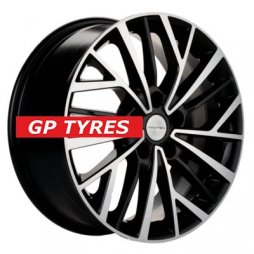 Khomen Wheels KHW1717 (Ford C-Max) Black-FP 7x17/5x108 D63.35 ET50  