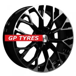 Khomen Wheels KHW1718 (ASX) Black-FP 7x17/5x114.3 D67.1 ET46  