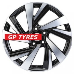 Khomen Wheels KHW1801 (Outlander) Black-FP 7.5x18/5x114.3 D67.1 ET38  